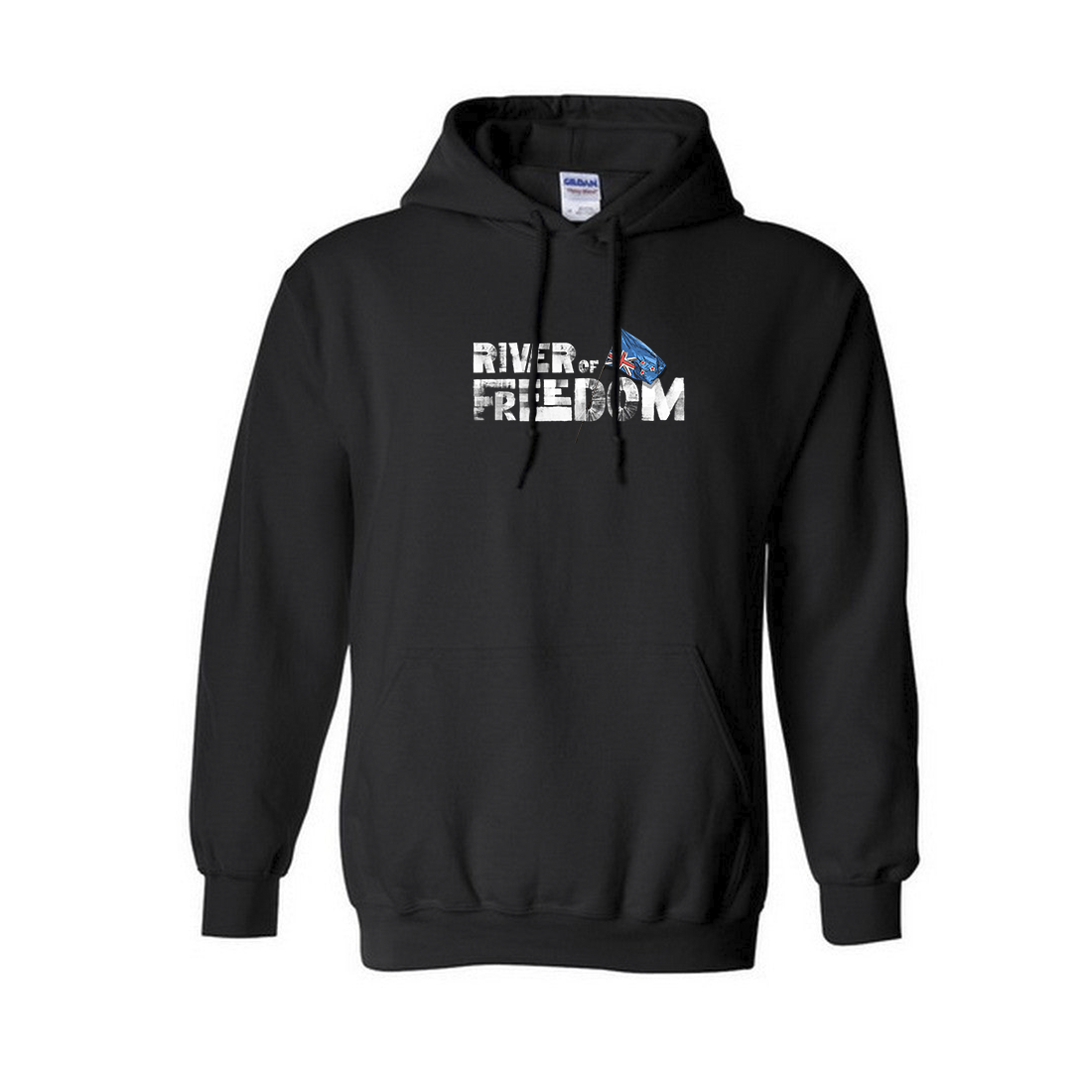 River of Freedom HOODIE (Unisex) Flag