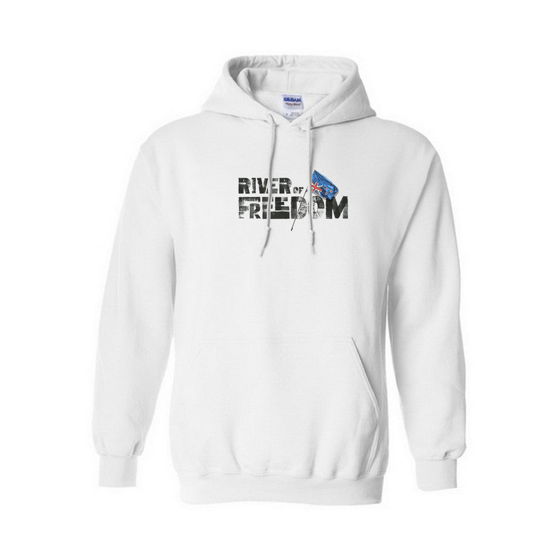 River of Freedom HOODIE (Unisex) Flag