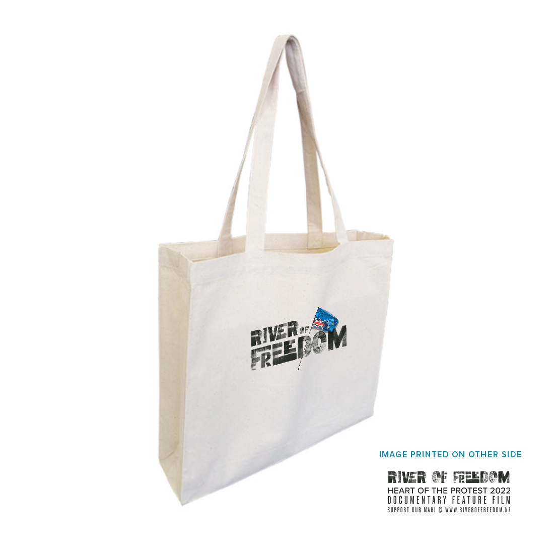 River of Freedom Tote Bag - Natural