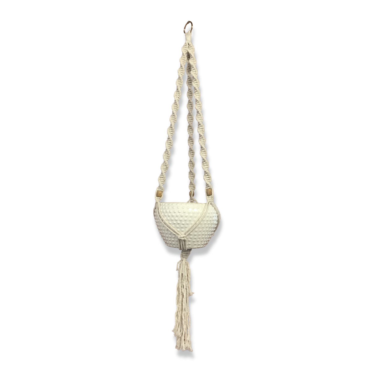 The Joy Gypsy Macrame Plant Holder (MED01)